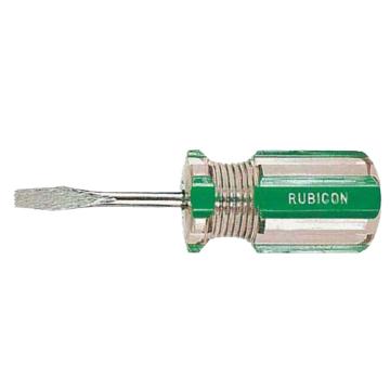 罗宾汉/RUBICON 磁力彩条一字螺丝刀(短型)，104-1.5"(-) 6.0*38mm 售卖规格：1把