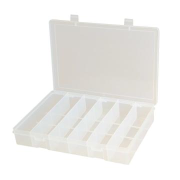 DURHAM MFG 18格透明小型塑料盒，SP18-CLEAR 279×171×44mm 售卖规格：1个