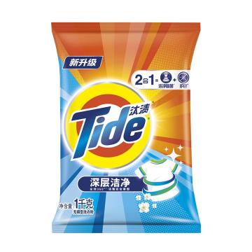 汰渍/Tide 洗衣粉，82288630深层洁净 1KG 二合一 售卖规格：1袋