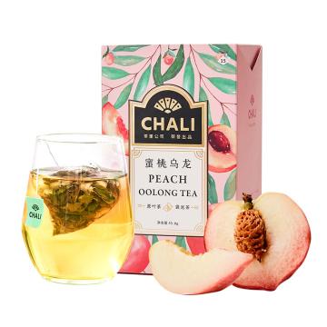 茶里/CHALI 袋泡茶，蜜桃乌龙盒装45g 3g/包 售卖规格：15包/盒