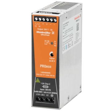 魏德米勒/Weidmuller 开关电源模块，1469480000 PRO ECO 120W 24V 5A 售卖规格：1个