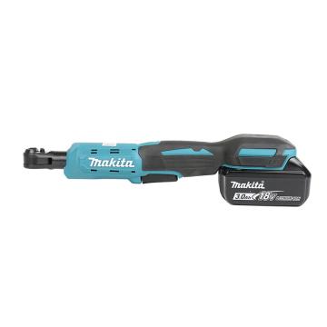 牧田/makita 充电式棘轮扳手，DWR180RF1J ，1/4寸+3/8寸 47.5Nm 适用M5-M12,18V/3.0Ah电池一电一充 售卖规格：1台