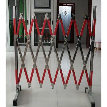 冀科锦 不锈钢伸缩围栏，1.2×2.5米，颜色根据客户需求，KJ1020 售卖规格：1片