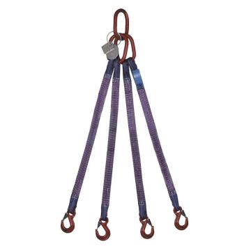 多来劲 四腿扁平吊带组合吊具，载荷1.05T，使用长度1.5M，安全系数4倍，产品编码05151004