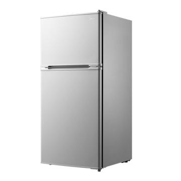美的 112L双门迷你冰箱，BCD-112CM，低噪节能电冰箱