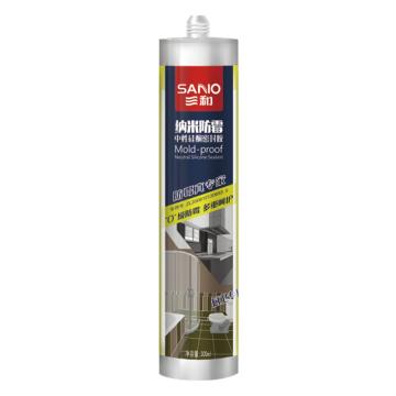 三和/SANVO 纳米防霉中性硅酮密封胶，TB551-Ф48 白色，300ml*24 售卖规格：300毫升/支