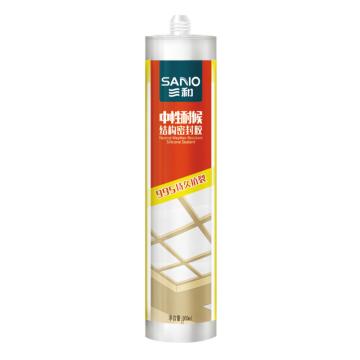 三和/SANVO 中性耐候结构密封胶，TB995-Ф48 瓷白，300ml*24 售卖规格：300毫升/支