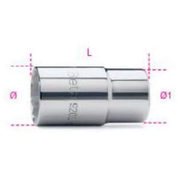 百塔/Beta 1/2"（12.5mm）系列公制十二角长套筒，Beta-009200336 36mm，920B L36-BI 售卖规格：1个