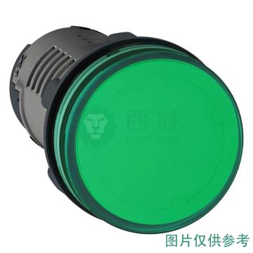施耐德电气 XA2EV塑料系列指示灯，XA2EVM3LC AC220V 绿色 售卖规格：1个