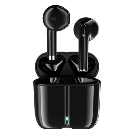 纽曼 X8 蓝牙耳机 真无线半入耳式 音乐耳机TWS 运动降噪耳麦 苹果华为小米安卓通用 黑色