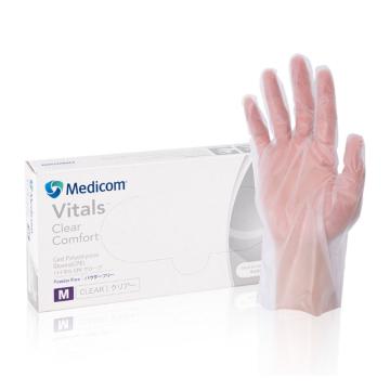 麦迪康/MEDICOM 一次性CPE薄膜手套，1210C 均码，100只/盒，10盒/箱（售完即止） 售卖规格：1箱