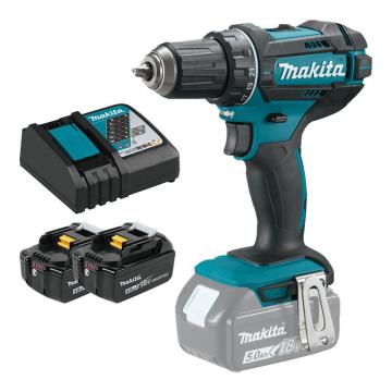 牧田/makita 充电式起子电钻，DDF482RME ，夹持13mm，硬扭/软扭62/29Nm，18V 4.0Ah电池两电一充 售卖规格：1台