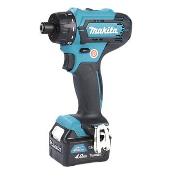 牧田/makita 充电式起子电钻，DF033DSME ，夹持10mm，硬扭/软扭30/14Nm，12V 4.0Ah电池两电一充 售卖规格：1台