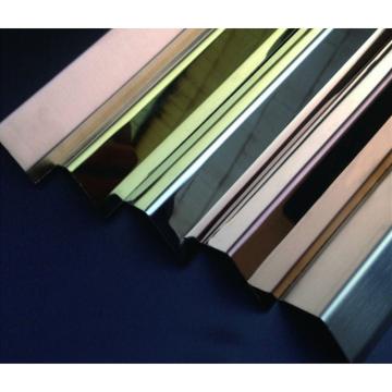安赛瑞 不锈钢墙面护角，镜面不锈钢，银色，附双面胶，15515 25mm×25mm×1.5m,厚1mm，10根/包 售卖规格：1包