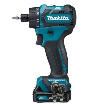 牧田/makita 充电式无刷起子电钻，DF032DSAE ，夹持10mm，硬扭/软扭35/21Nm，12V 2.0Ah电池两电一充 售卖规格：1台