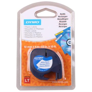 DYMO 易可贴标签带，SC91221 (白底/黑字) 4m/卷 售卖规格：1卷