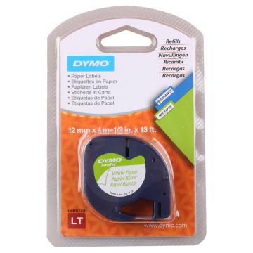 DYMO 易可贴标签带，SC91200 (白底/黑字) 4m/卷 售卖规格：1卷