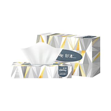 舒洁/Kleenex 2层80抽长方扁盒盒装面巾纸，0228-40（原0228-30） 200×194mm 售卖规格：72盒/箱