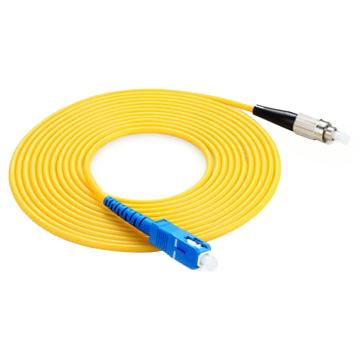酷比客 单模单芯光纤跳线，LCCPSFSCFCYW-1.5M SC-FC 黄色 1.5M 售卖规格：1条