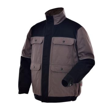 安大叔 户外工作单棉衣，JJ-B299-L 深灰拼黑色 售卖规格：1件
