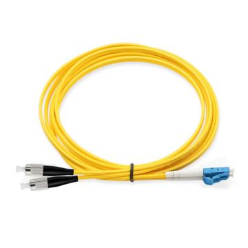 酷比客 单模双芯光纤跳线，LCFS2LCFCYW-1.5M LC-FC 黄色 1.5M 售卖规格：1条