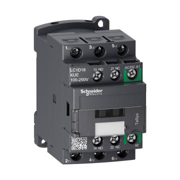 施耐德电气 TeSys D系列三极交直流控制接触器，LC1D18KUE 售卖规格：1个