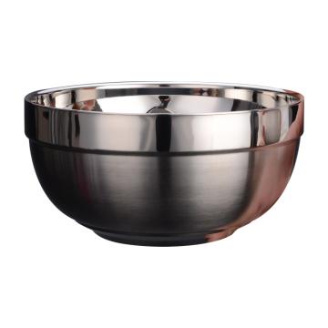 西域推荐 304不锈钢双层汤碗隔热碗，11.5cm，高度6.3cm 售卖规格：1个