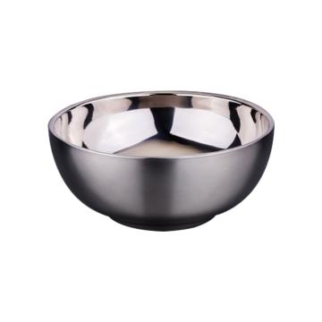 西域推荐 201食品级不锈钢双层汤碗隔热碗，直径11.3cm，高度5cm 售卖规格：1个