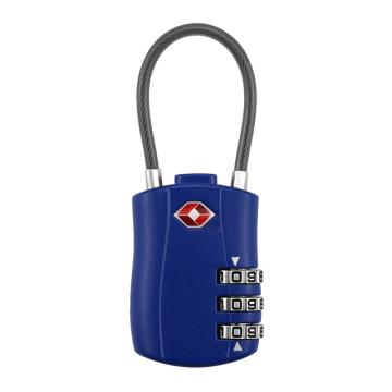 罕码 TSA海关密码锁，HMLK3019 宽度30mm 蓝色 售卖规格：1个