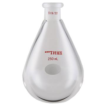 泰坦 厚壁茄型瓶，高强度，磨口：19/22，250ml 特优级 爆款，TF319250 售卖规格：1个