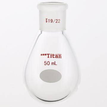 泰坦 厚壁茄型瓶，高强度，磨口：19/22，50ml 特优级 爆款，TF311950 售卖规格：1个