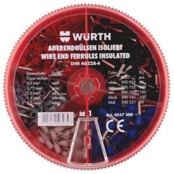 伍尔特/WURTH 裸过线管组套-DIN46228-CU-(J2N)-(0,5-2,5)，0557300 售卖规格：1套
