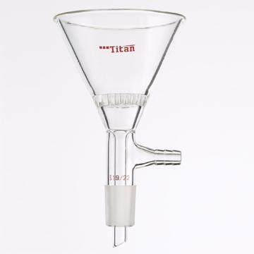 泰坦 玻璃滤板漏斗，磨口：19/22，外径：75mm 特优级 爆款，TF931975 售卖规格：1个