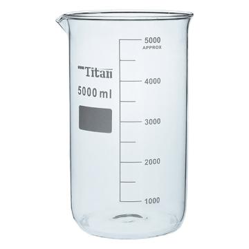 泰坦 高型烧杯 5000ml，1盒（1只/盒）TY1-0133 售卖规格：1盒