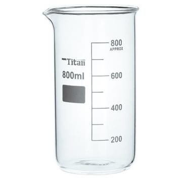 泰坦 高型烧杯 800ml，1盒（6只/盒）TY1-0129 售卖规格：1盒