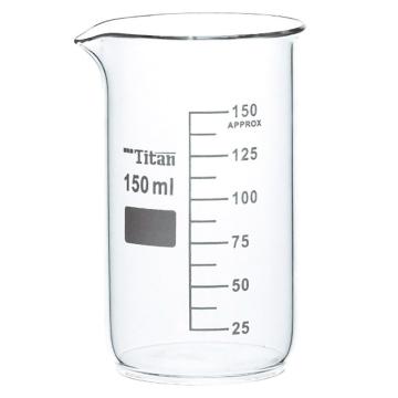 泰坦 高型烧杯 150ml，1盒（6只/盒）TY1-0124 售卖规格：1盒