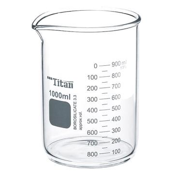 泰坦 厚壁烧杯 特优级 1000ml，1盒（1个/盒）TYBL-0011 售卖规格：1盒