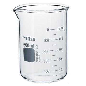 泰坦 厚壁烧杯 特优级 600ml，1盒（12个/盒）TYBL-0009 售卖规格：1盒