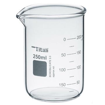 泰坦 厚壁烧杯 特优级 250ml，1盒（12个/盒）TYBL-0005 售卖规格：1盒
