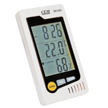 华盛昌/CEM 台式温湿度表，DT-322 售卖规格：1台