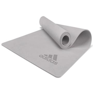 阿迪达斯/adidas TPE瑜伽垫，ADYG-10300GR 5MM专业TPE健身垫男女防滑运动垫 灰色 售卖规格：1条