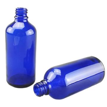 泰坦 高档玻璃试剂瓶，蓝色，GL18螺口，100ml，口内径×直径×高度11×46×113mm，1组（40只/组），TYBL-GDP-G028 售卖规格：1组