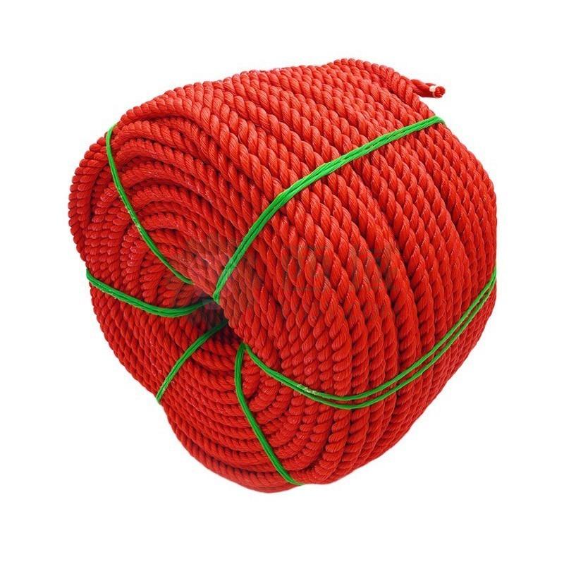 哈德威 打包尼龙绳,红色,直径6mm,约50米/卷