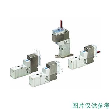 SMC 3通电磁阀/先导式，SYJ314-5LOU-Q 弹性密封,底板配管型,单体阀 售卖规格：1个