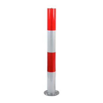 锦安行 红白钢管防撞柱，高750mm，含安装螺丝，JCH-FZH12 售卖规格：1个