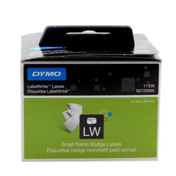 DYMO LW标签，89mm×41mm 白色名牌标签 售卖规格：1卷