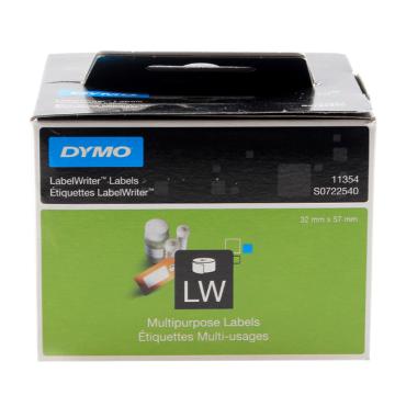 DYMO LW标签，57mm×32mm 多功能标签 售卖规格：1卷