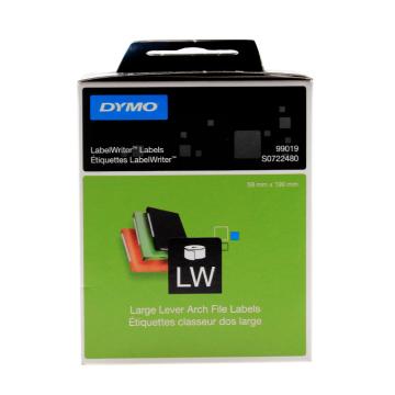 DYMO LW标签，190mm×59mm（大） 包胶文件夹用打印标签 售卖规格：1卷