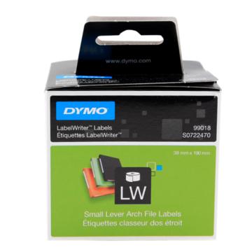 DYMO LW标签，190mm×38mm（小） 包胶文件夹用打印标签 售卖规格：1卷