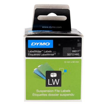 DYMO LW标签，50mm×12mm 悬挂式文件夹用打印标签 售卖规格：1卷